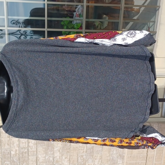 Free People Women's Blossom Thermal Sweater Top in Paisley Floral Sz M - Picture 4 of 6